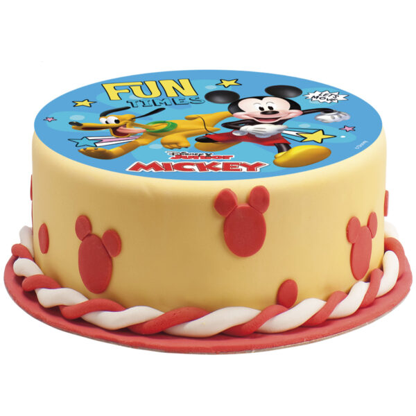 Mickey és pluto ehető papír tortákra