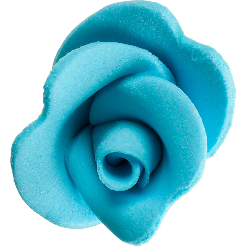 Rózsa cukorvirág kék