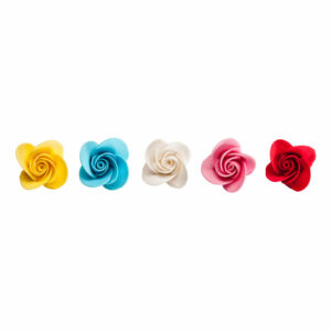 Színes rózsa cukorvirág készlet számos édesség dekorálásához