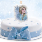Elsa tortagyertya 2D szülinapi tortákra