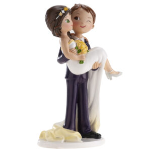 Kacsintó vőlegény esküvői figura