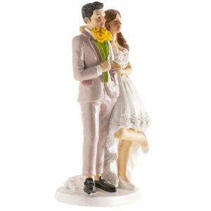 Nárcisz esküvői torta figura