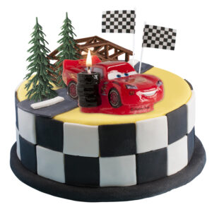 Villám McQueen tortagyertya 3D sületésnapi tortára